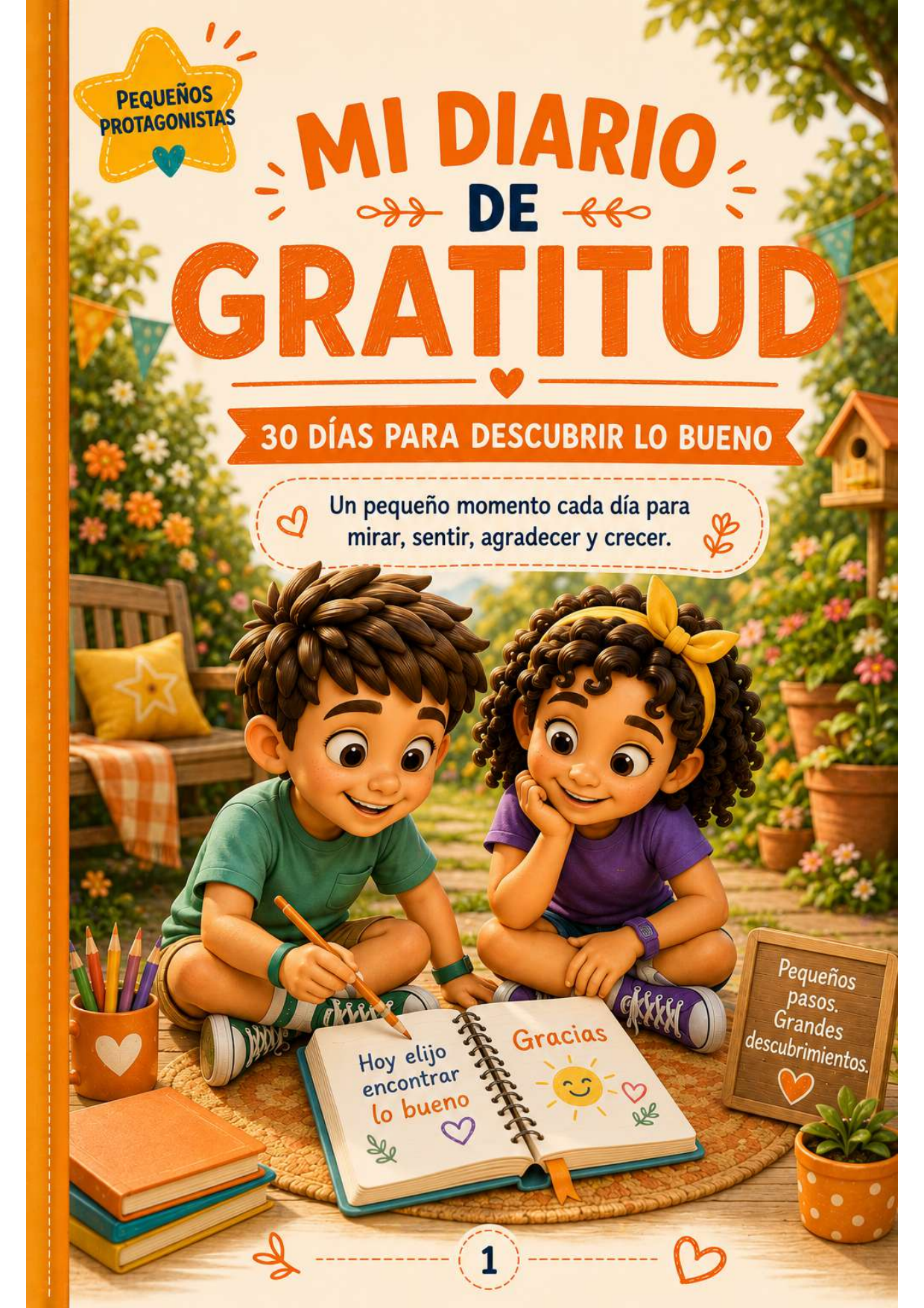 Mi Diario de Gratitud — Pequeños Protagonistas (PDF imprimible)